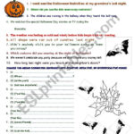 Halloween´s Past Tense   Esl Worksheetendopjy