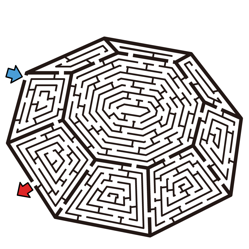 Hard Mazes - Best Coloring Pages For Kids | Hard Mazes