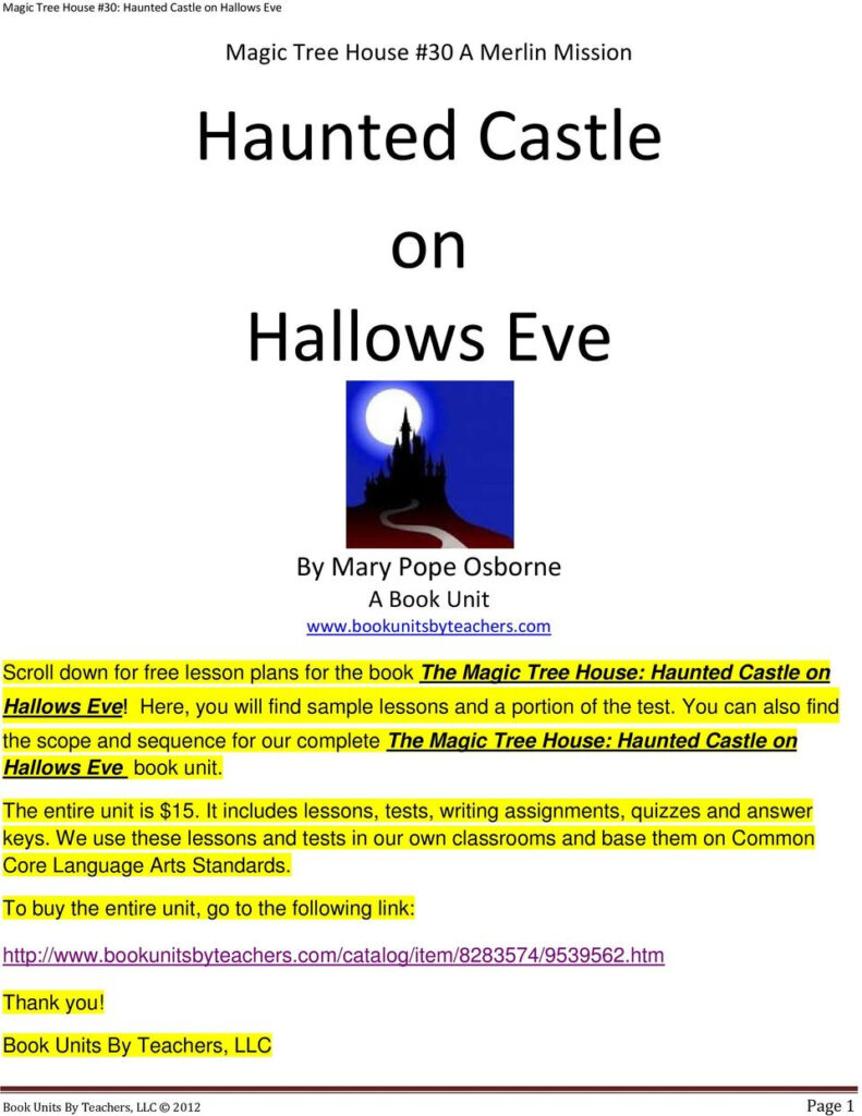 Haunted Castle On Hallows Eve   Pdf Free Download