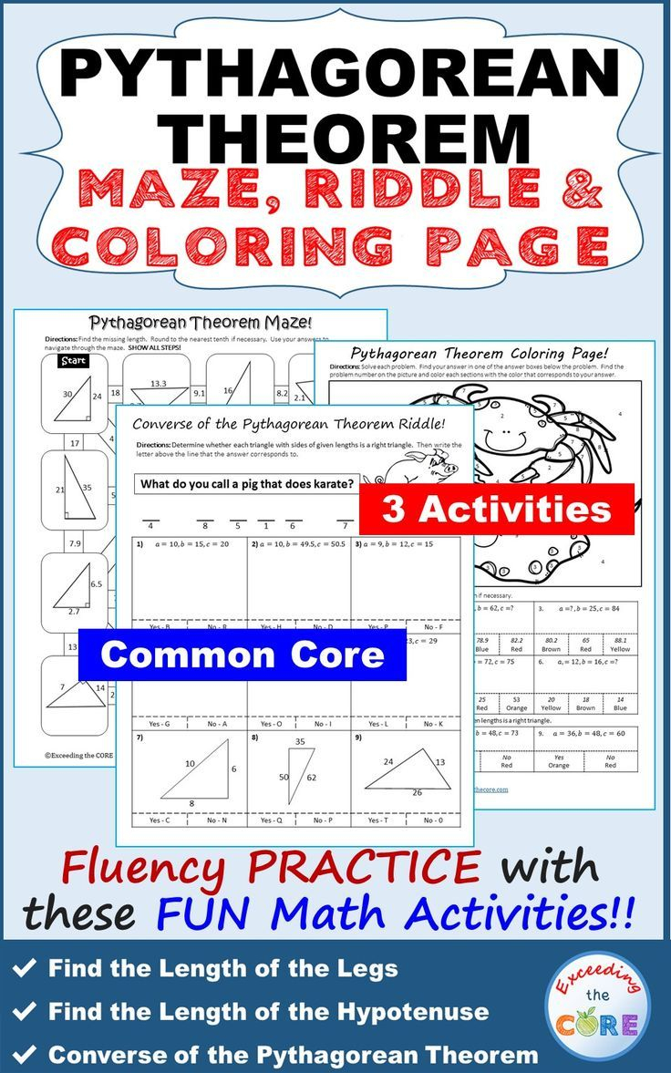 Have Your Students Apply Their Understanding Of Pythagorean