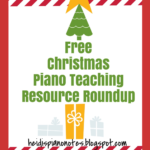 Heidi's Piano Studio: Free Christmas Themed Piano Teaching