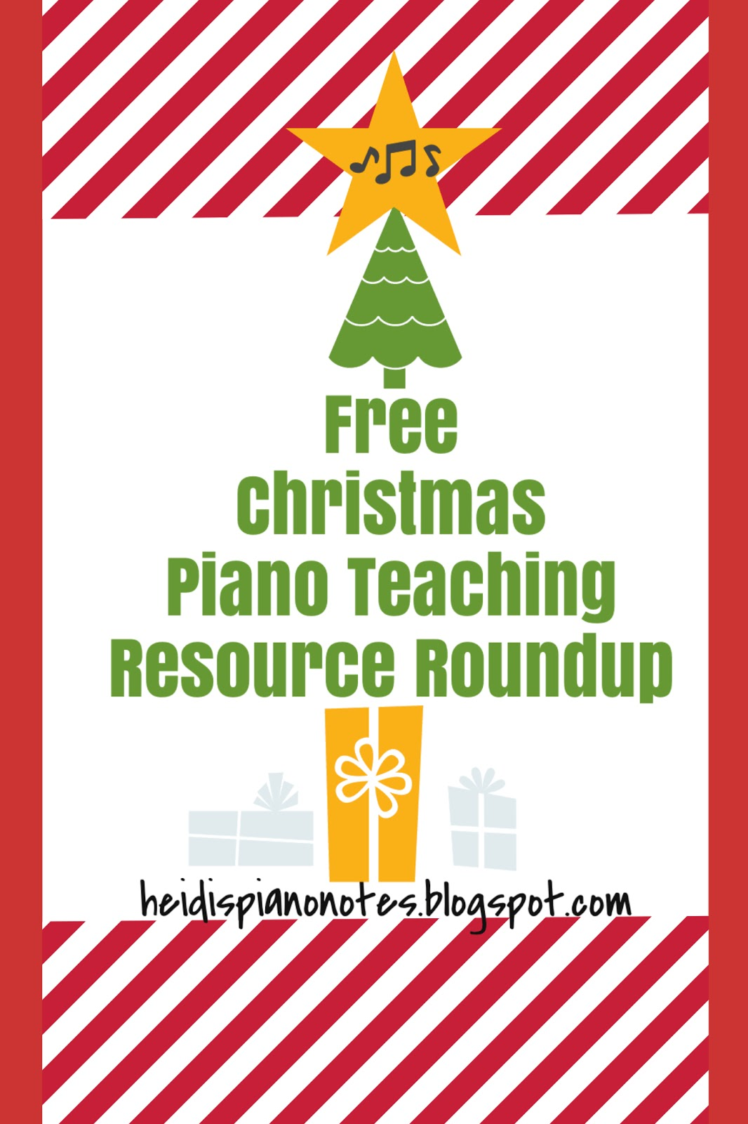 Heidi&amp;#039;s Piano Studio: Free Christmas Themed Piano Teaching