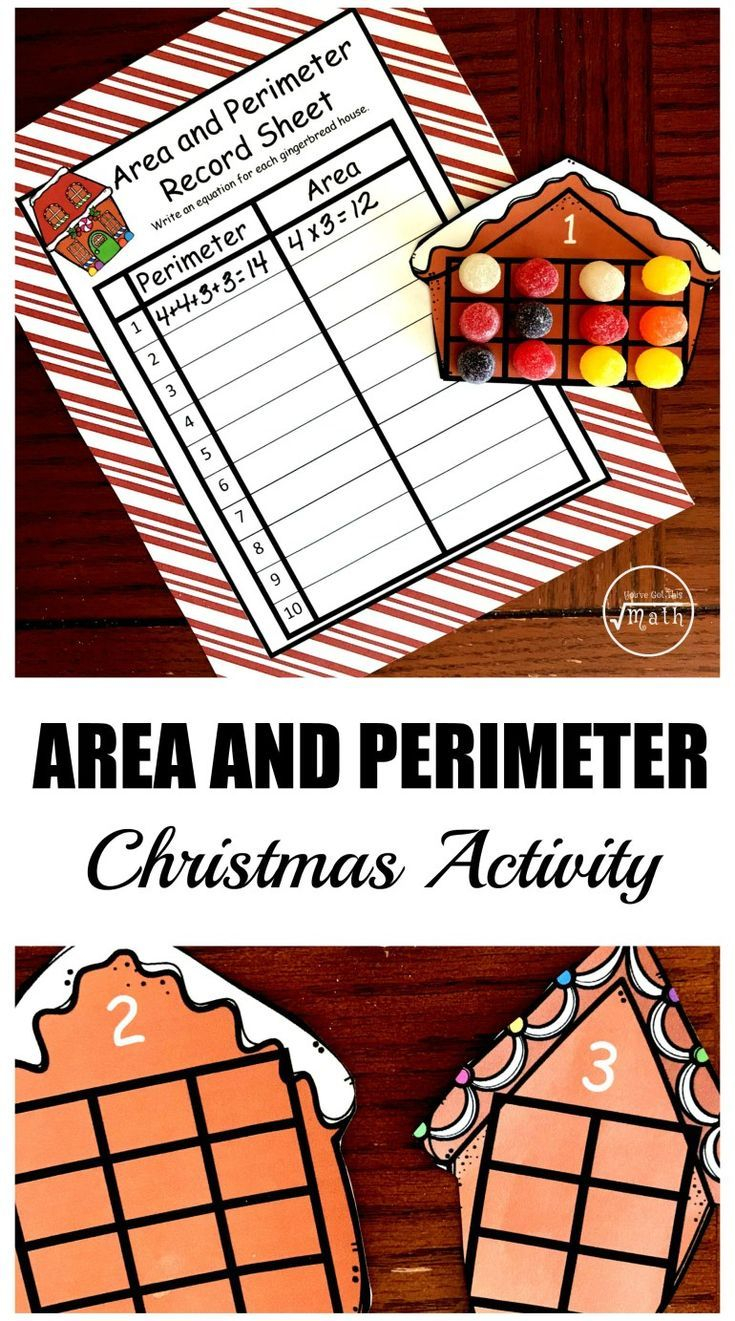 Here&amp;#039;s A Free Christmas Themed Area And Perimeter Activity