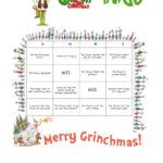 How The Grinch Stole Christmas (2000 Film) Bingo   English