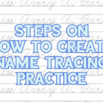 How To Create Name Tracing Worksheets | Wiz Vlog | Wiz Cool With Regard To Name Tracing Deped Common
