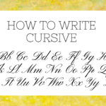 How To Write Cursive Letters | Science Trends