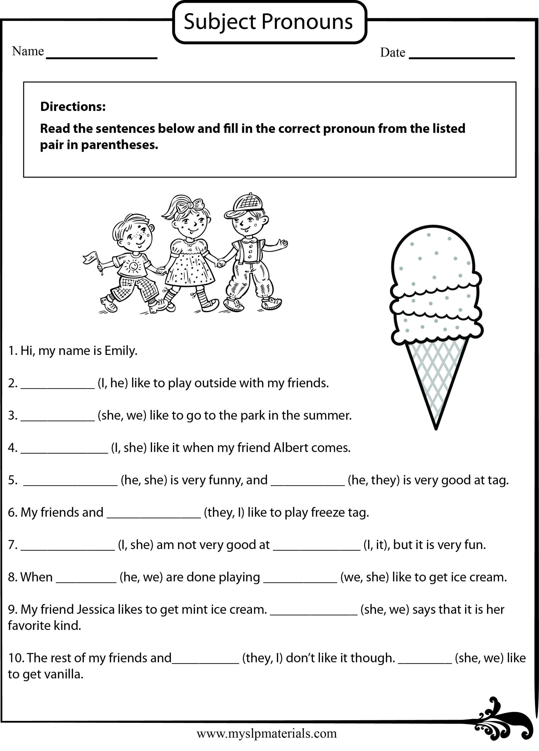 Pronoun Worksheets Kindergarten Worksheet24 reflexive-pronouns-worksheet-for-grade-6-artofit
