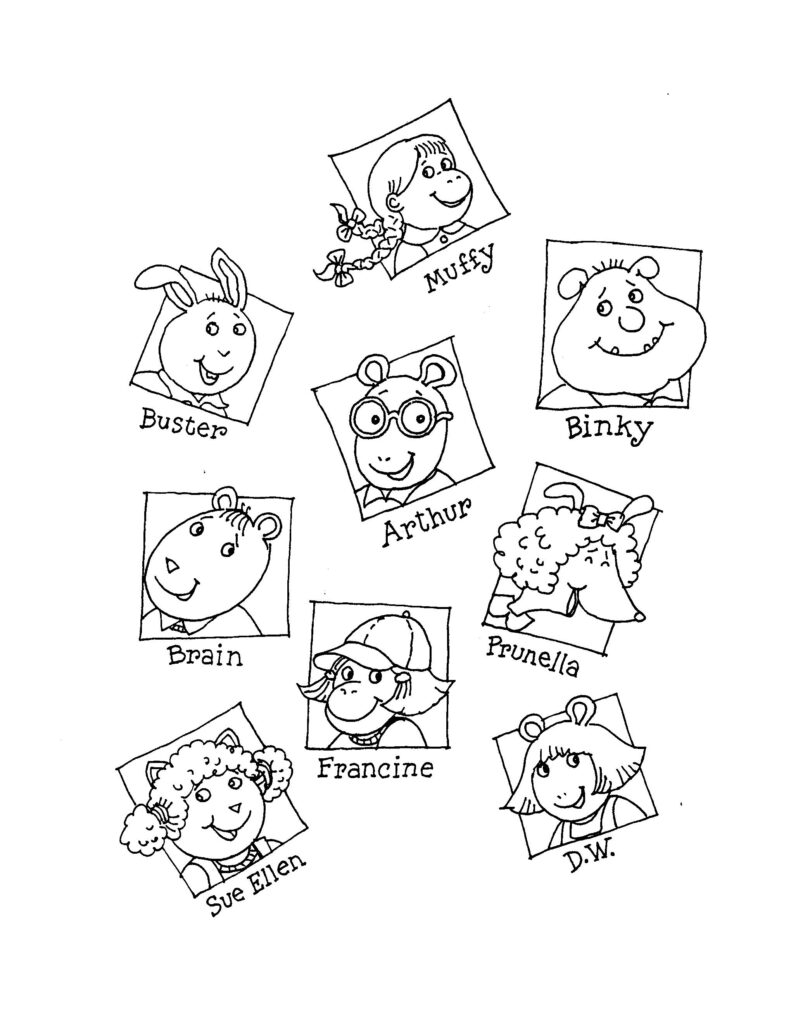 Image Result For How To Draw Characters From Arthur