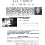It   Film Review   Halloween   English Esl Worksheets For