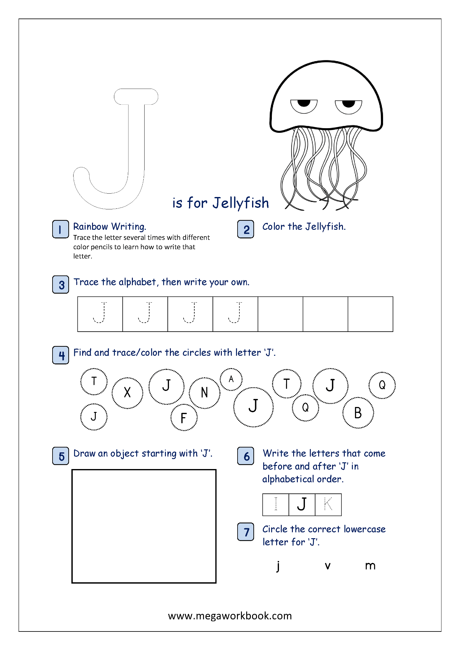 J Worksheet | Printable Worksheets And Activities For with regard to Letter J Worksheets Twisty Noodle