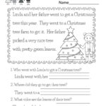 Kindergarten Wsheets On Twitter: "this Free Christmas Themed