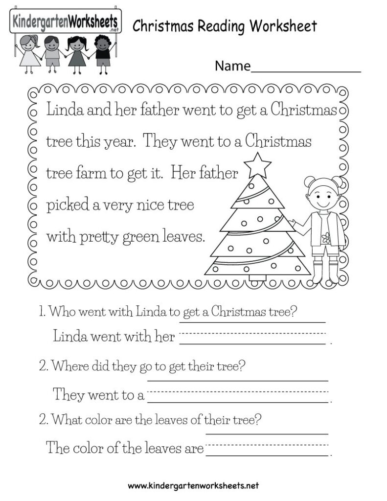 Kindergarten Wsheets On Twitter: "this Free Christmas Themed