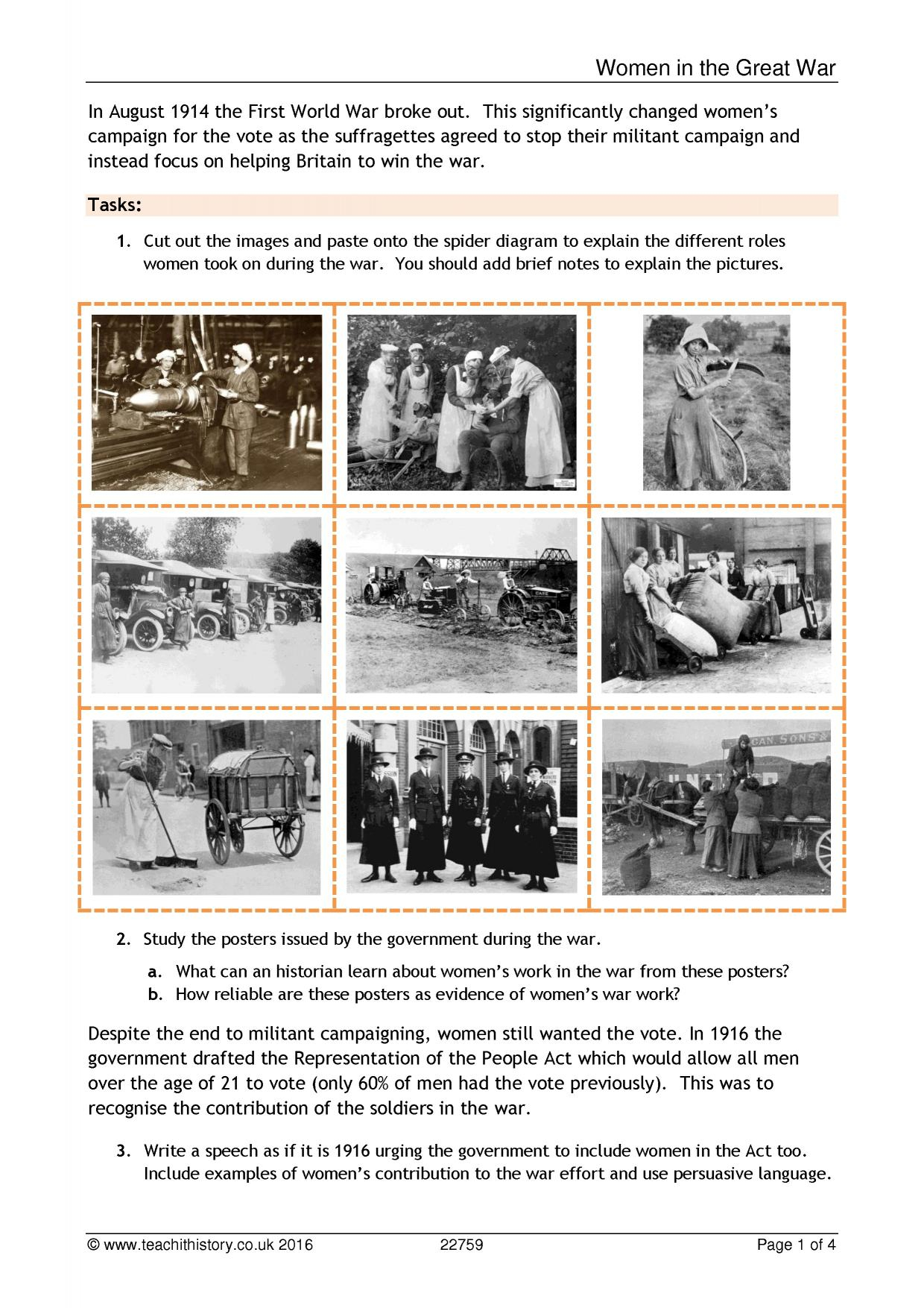 Ks3 | First World War | Teachit History