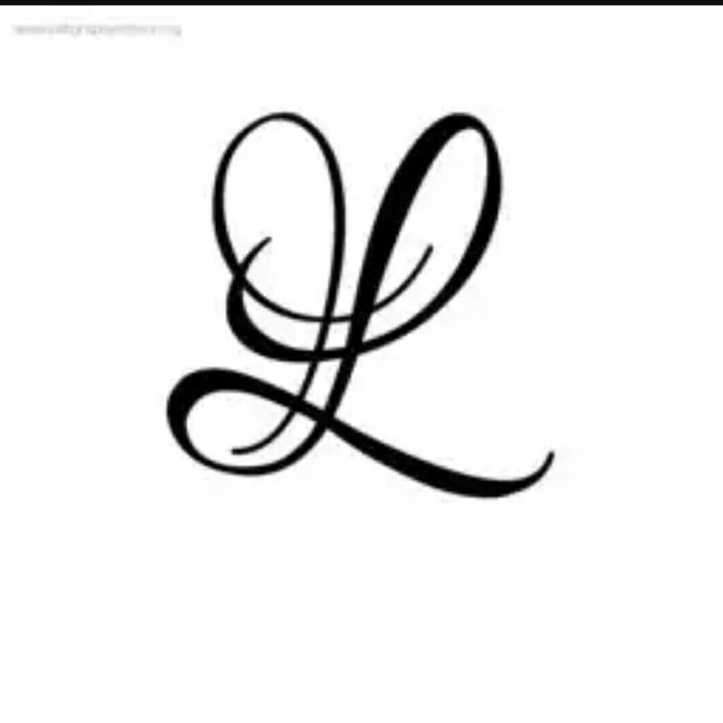 L Letter | Letter L Tattoo, Fancy Letters, Makeup Artist