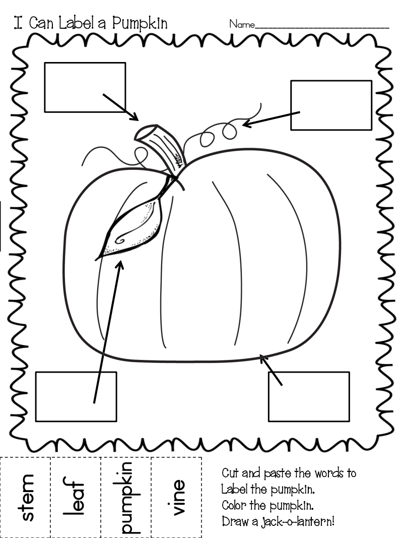Label A Scarecrow Pumpkin.pdf - Google Drive | Fall