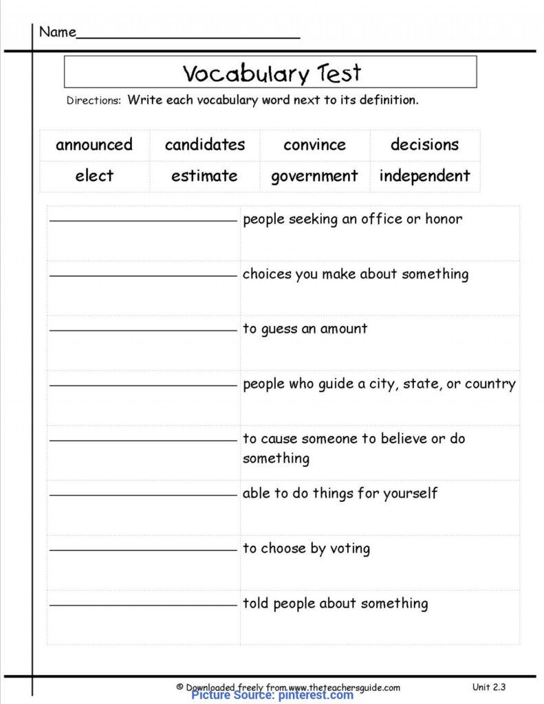 Language Arts Worksheets 3Rd Grade For All Dow Ota Tech