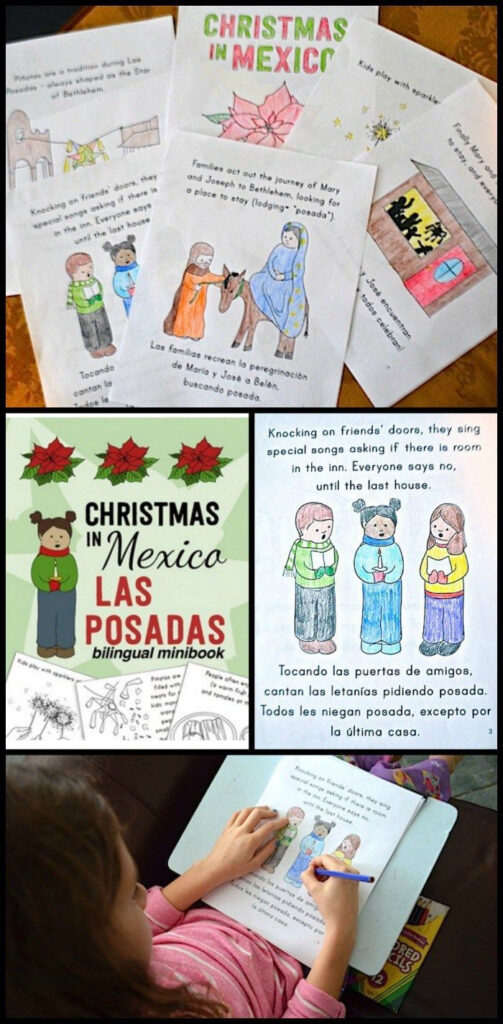 Las Posadas: A Bilingual Minibook To Learn About Christmas