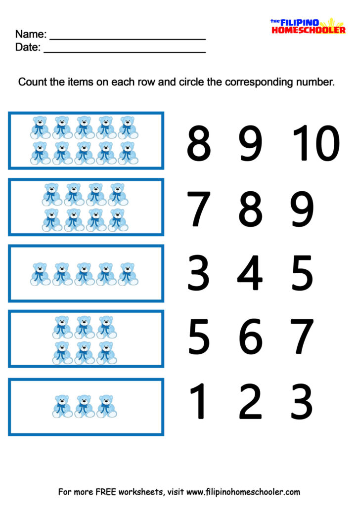 Lessons Tes Teach Number Recognition Worksheets Multiple