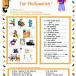 Let's Have Fun For Halloween   English Esl Worksheets For