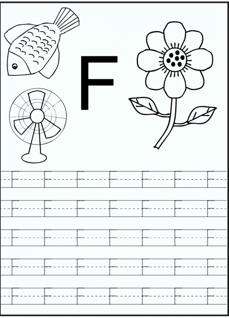 Letter F Worksheets In Letter F Worksheets Printable