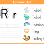 Letter R Tracing Worksheet | Free Printable Puzzle Games Intended For R Letter Tracing
