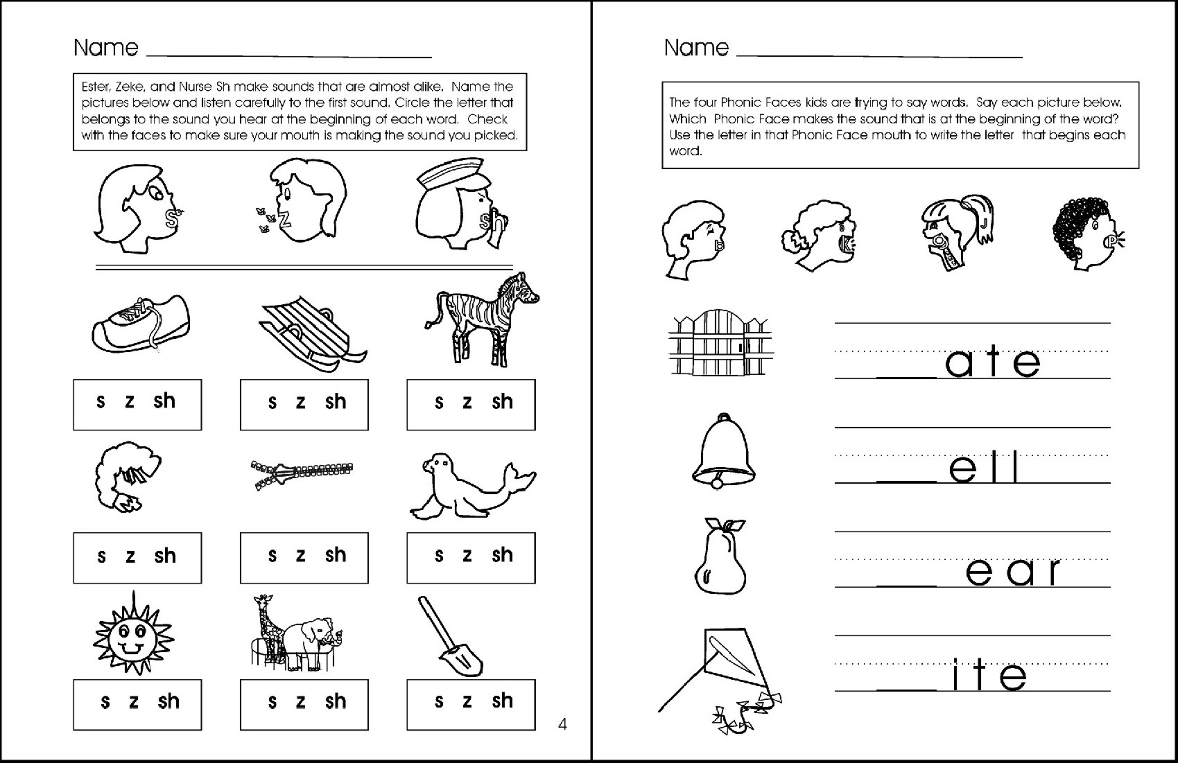 Letter Sound Phonemic Awareness Worksheets Phonics