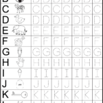 Letter Tracing – 1 Worksheet | Preschool Worksheets, Letter Pertaining To Alphabet Worksheets Preschool Free