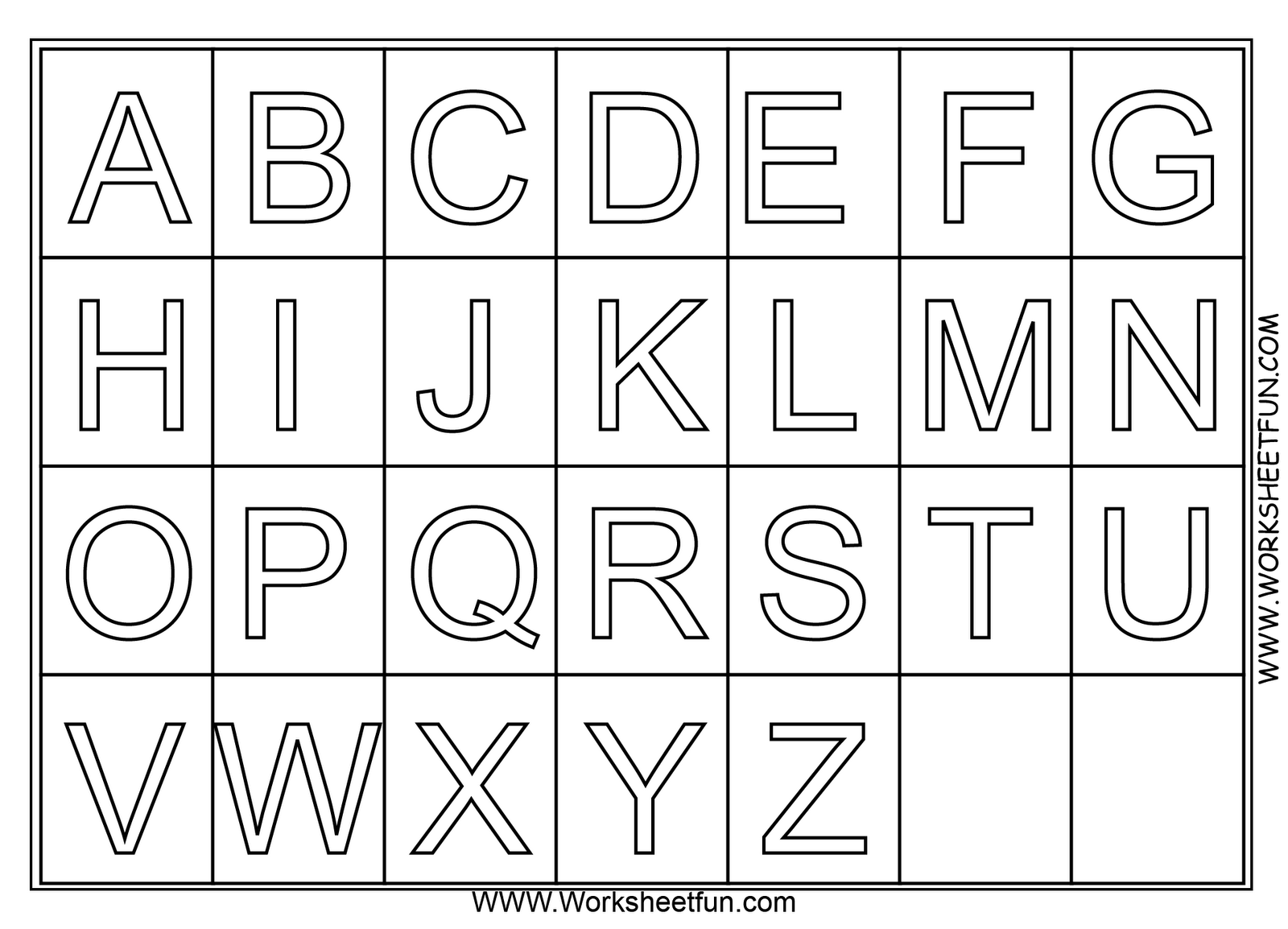 Letters-Coloring-Worksheets-Preschool_351293 (1600×1154 with A-Z Alphabet Worksheets