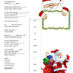 Listening About Santa Claus Worksheet
