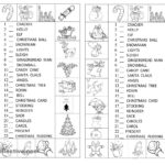 Look And Number The Christmas Symbols | Christmas Worksheets