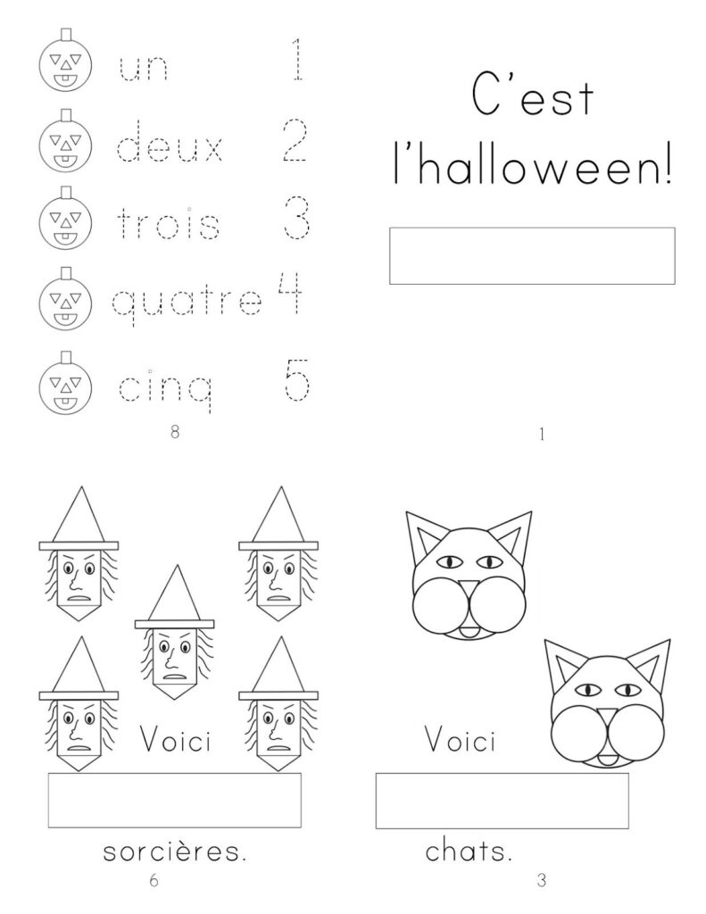 Madame Belle Feuille | Kindergarten Mini Books, Halloween