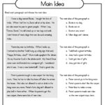 Main Idea Christmas Worksheet | Printable Worksheets And