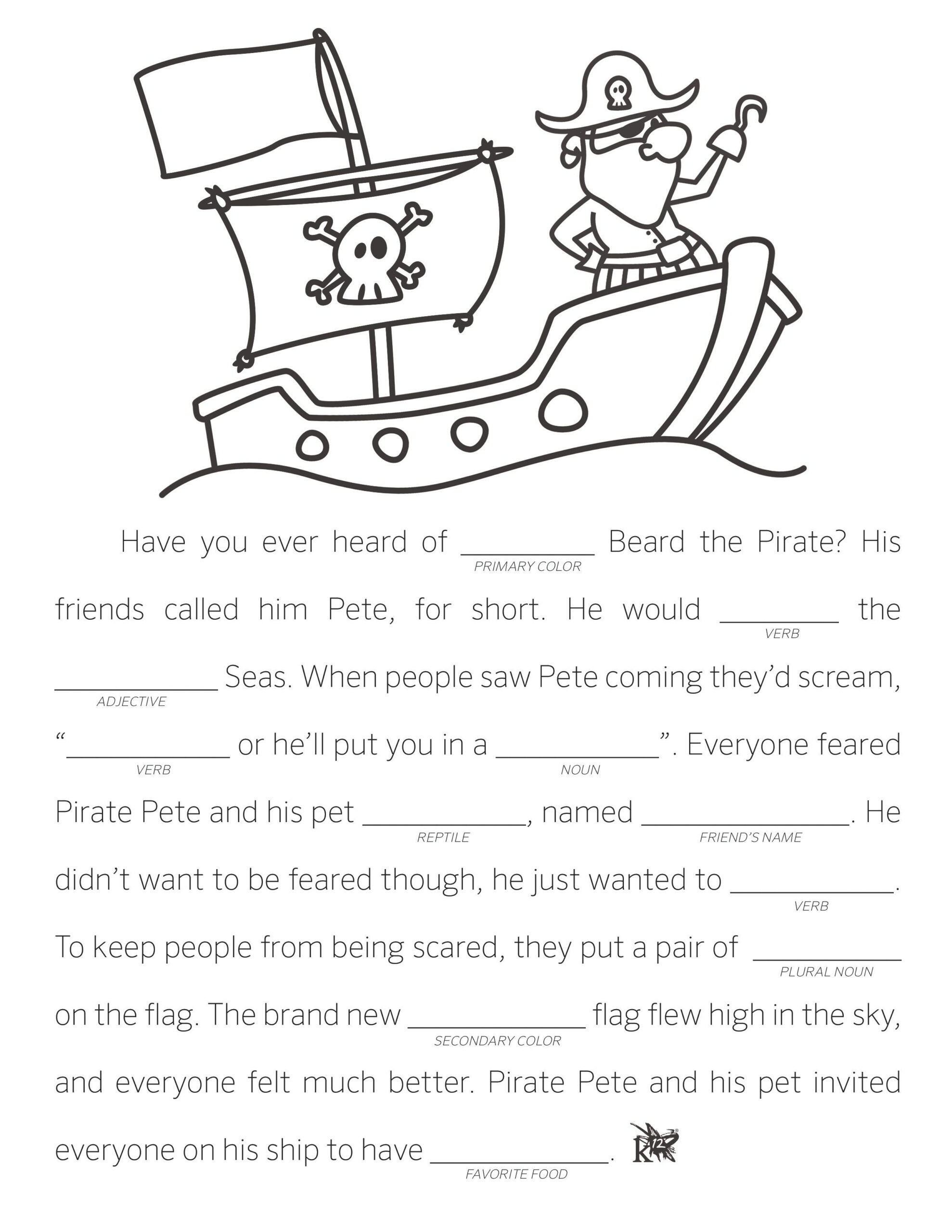 Make Your Own Fill In The Blank Stories - Learning Liftoff