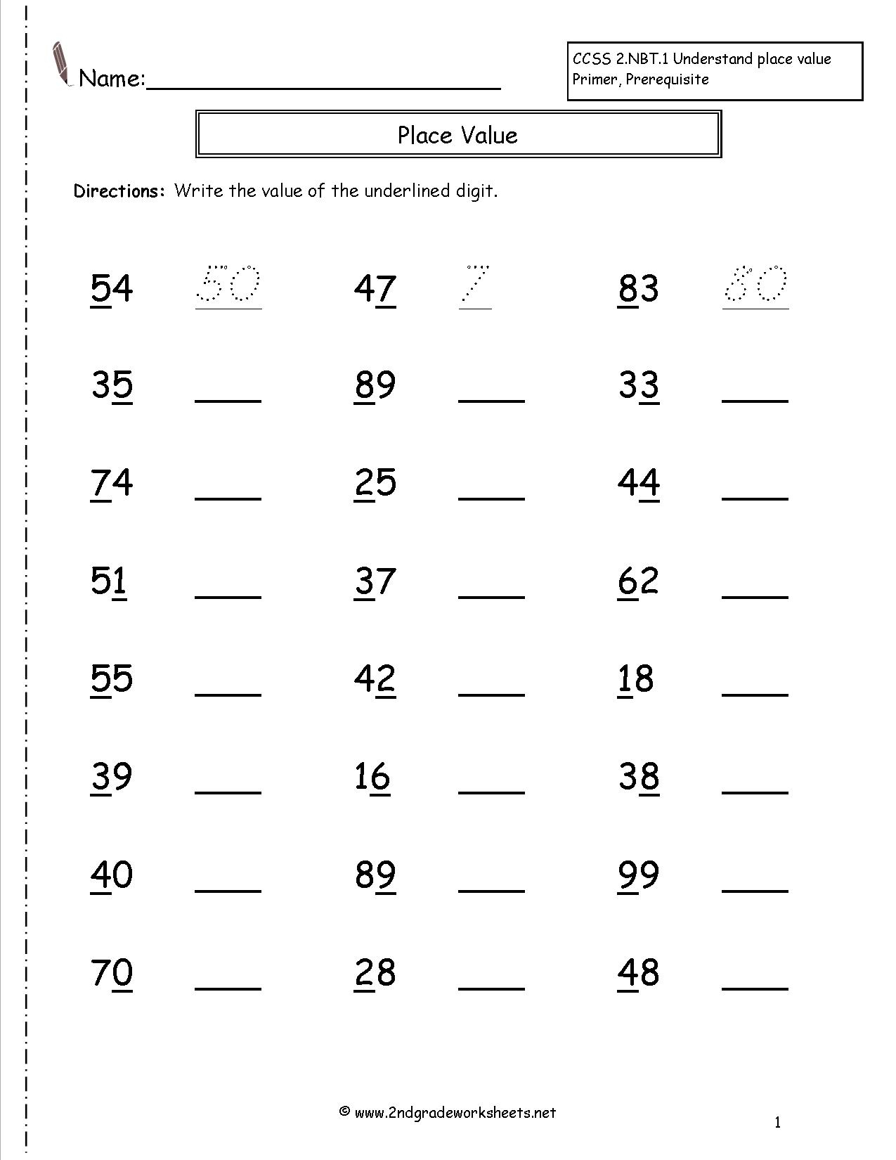Math Place Value Lessons Tes Teach Of Number Worksheets