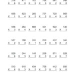 Math Worksheet 4Thde Multiplication Worksheets Best Coloring