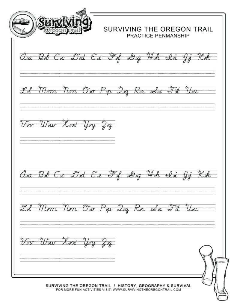 Math Worksheet Cursive Writing K5 Learning Printable