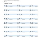 Math Worksheet ~ Free Blank Multiplication Worksheets For