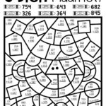 Math Worksheet ~ Free Colornumber Math Worksheets 4Th
