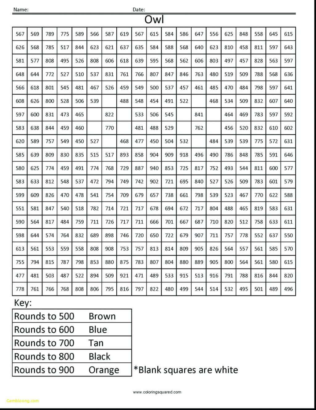 Math Worksheet ~ Halloween Multiplication Coloring Worksheet