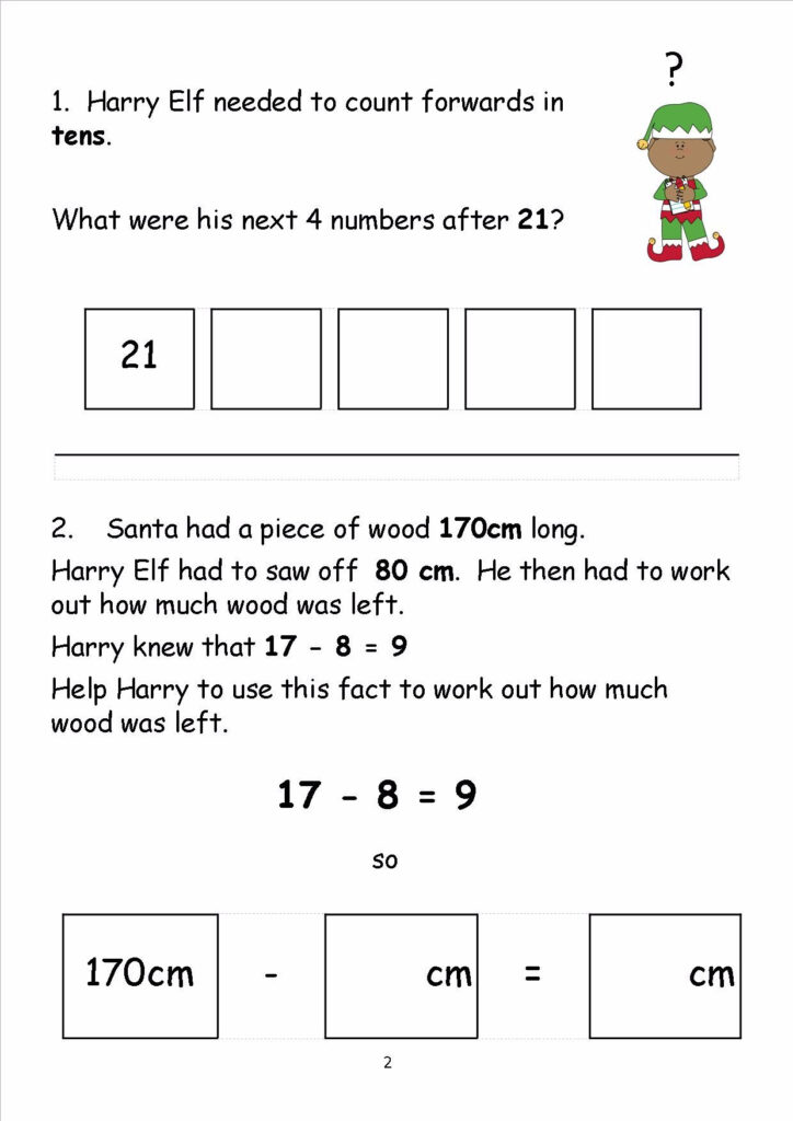 Maths Activity Sheets Christmas – Lbwomen