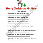 Merry Christmas Mr. Bean   Esl Worksheetsvein