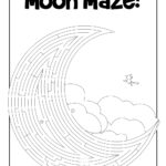 Moon Printable Maze Worksheet | Woo! Jr. Kids Activities
