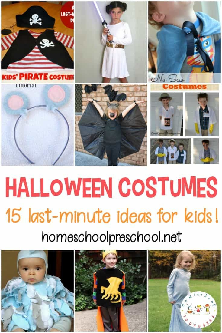 More Than 20 Last-Minute Preschool Halloween Costumes