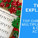 Multiplication Mosaic Christmas Maths Worksheets