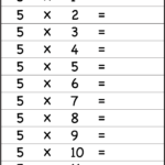 Multiplication Times Tables Worksheets – 2, 3, 4, 5, 6, 7, 8