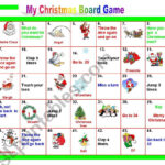 My Christmas Board Game   Esl Worksheetpetili