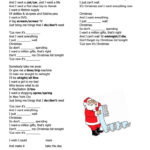 My Christmas List   English Esl Worksheets For Distance