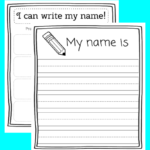 Name Tracing Printable – Eduprintables With My Name Is Tracing Worksheet