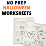 No Prep Halloween Music Worksheets: Perfect For Your
