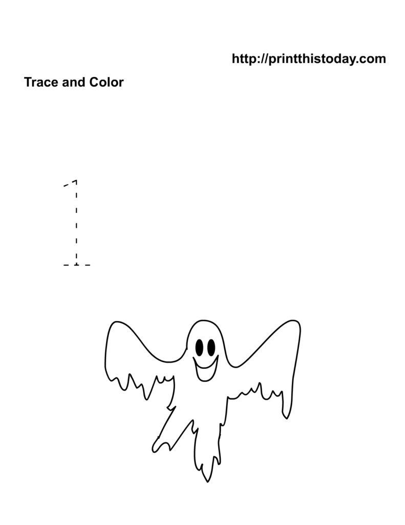 Number One Halloween Math Worksheet | Halloween Math
